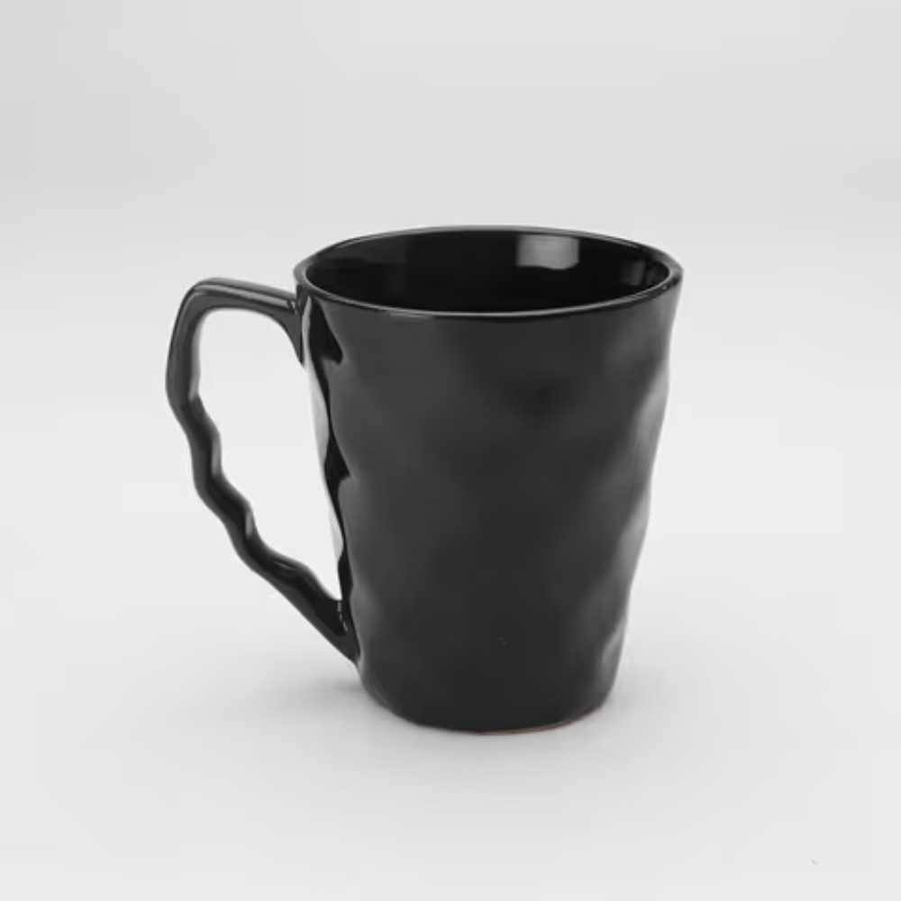 Black Diamond Cut Tea Mug