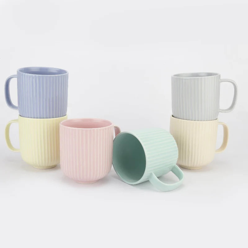 Lining Milk Mug Multi Color Set