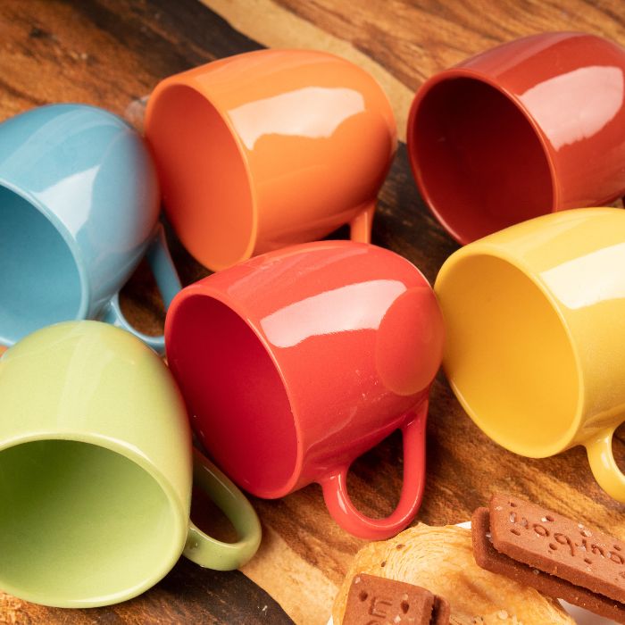 Multi Color Tea Cups