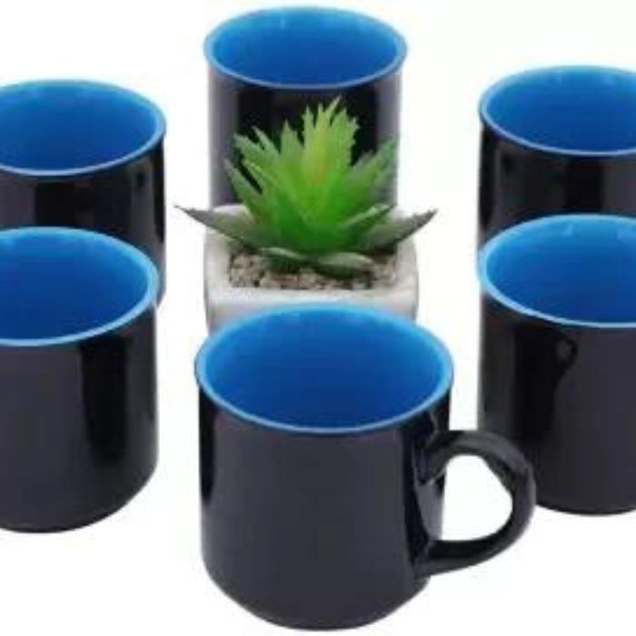 Exclusive Pack of 6 Ceramic Cups 90 ML set of 6