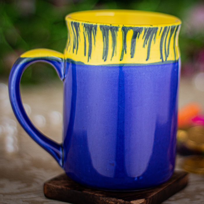 Can Shape Milk Mug (Blue Mug)