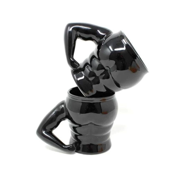 Exclusive 'Black Muscle' Ceramic Coffee Mugs  Set Of 1