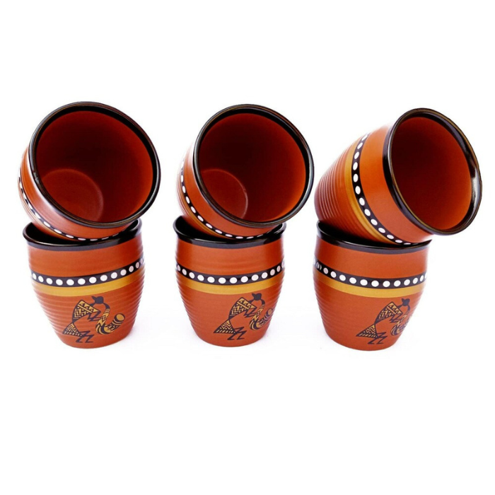 Organic Kullhad With Antique Design For Tea