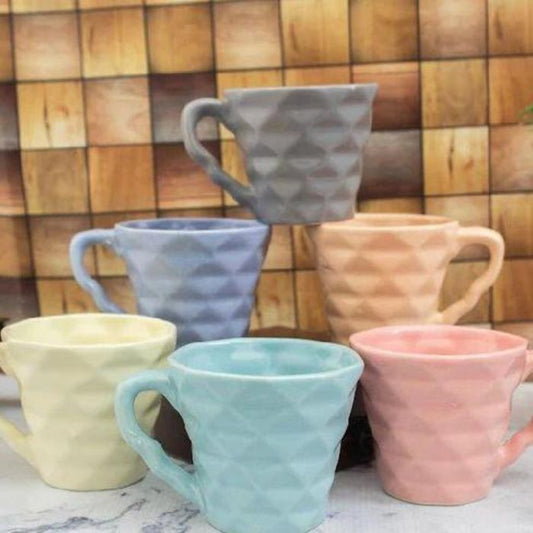 English Color Diamond Tea cups