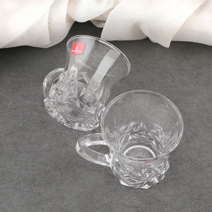 Exclusive Diamond Texture Tea Glasses Set Of 6