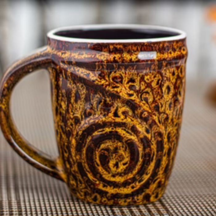 Exclusive Ceramic Jalebi Design Coffee Mug Set of 1