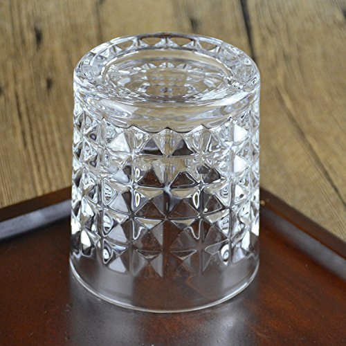 Exclusive Diamond Cut Whiskey Glass set of 6