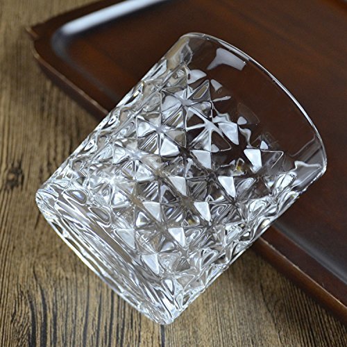 Exclusive Diamond Cut Whiskey Glass set of 6
